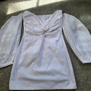 Superdown White Off Shoulder Dress